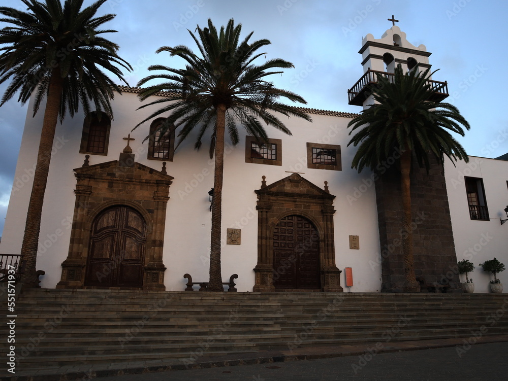 View in the city of Garachico in Tenerife