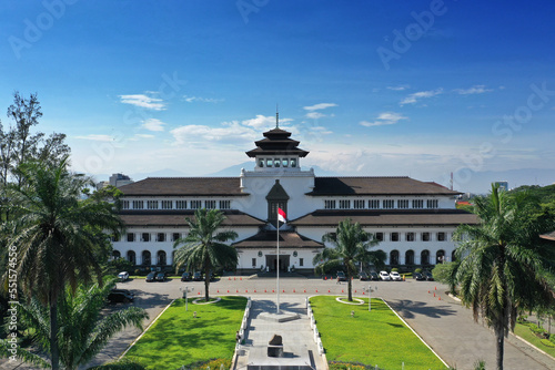 Gedung sate building in bandung photo