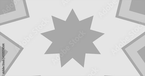 Abstract background animation of stars zooming in on gray gradations