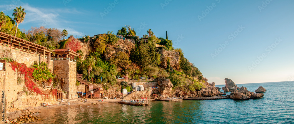 Naklejka premium A View from Antalya Old Harbor