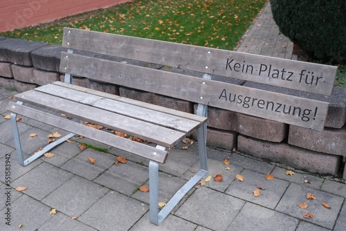 Kein Platz für Ausgrenzung	 photo