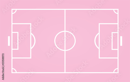 Pink football field for background  © Dmi