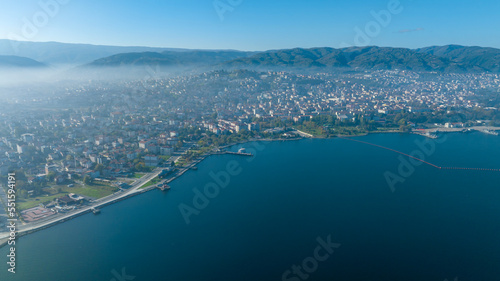 Kocaeli Province is located at the easternmost end of the Marmara Sea around the Gulf of Izmit. © kenan