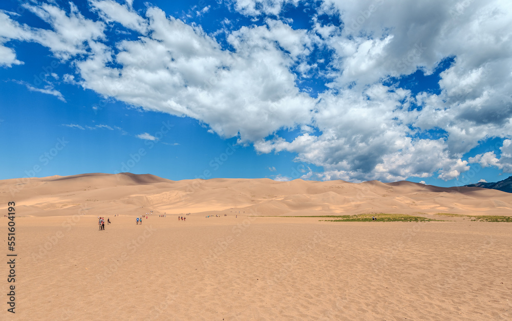 Clouds over the Dunes, Great Sand Dunes National Park, Colorado