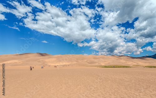 Clouds over the Dunes  Great Sand Dunes National Park  Colorado