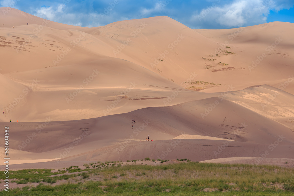 Light and Shadow on the Dunes, Great Sand Dunes National Park, Colorado