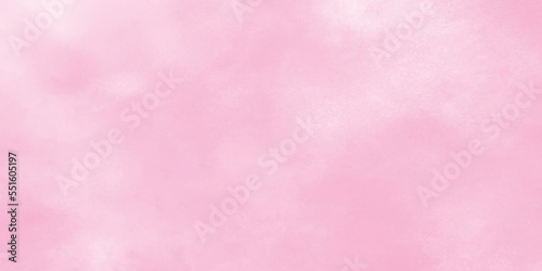 beautiful soft and lovely pink background with watercolor, Colorful bright painted pink paper texture background with watercolor effect, colorful pink background with white stains.