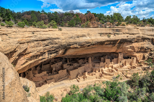 Fotografija Cliff Palace View from the Overlook, Mesa Verde National Park, Colorado