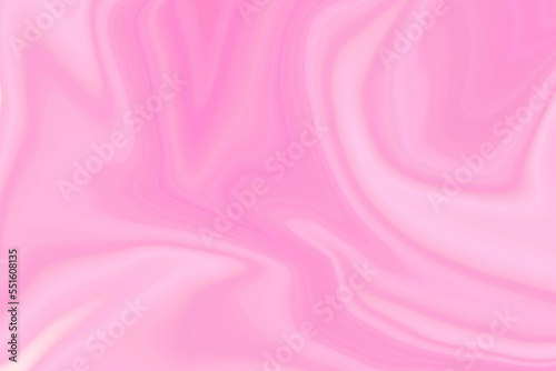 Abstract pink silk background with stains, bright shiny wavy line background, elegant and luxury pink background with liquid marble pattern texture.
