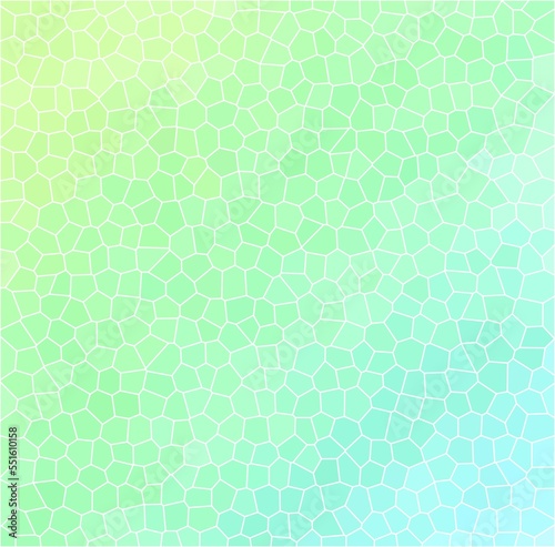 Green pastel abstract mosaic pattern background. 