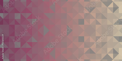 Pink color. Geometric pattern of mosaic of large tiles of a minimalist design background, abstract colored texture, geometric shape.