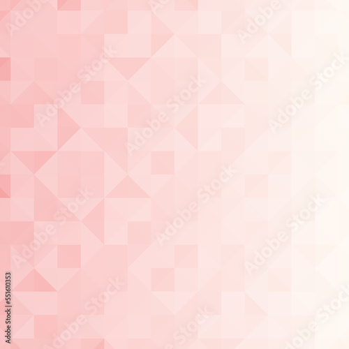 Pink color. Geometric pattern of mosaic of large tiles of a minimalist design background, abstract colored texture, geometric shape.
