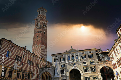 Lords Square (Italian: Piazza dei Signori). Verona, Italy, Europe.