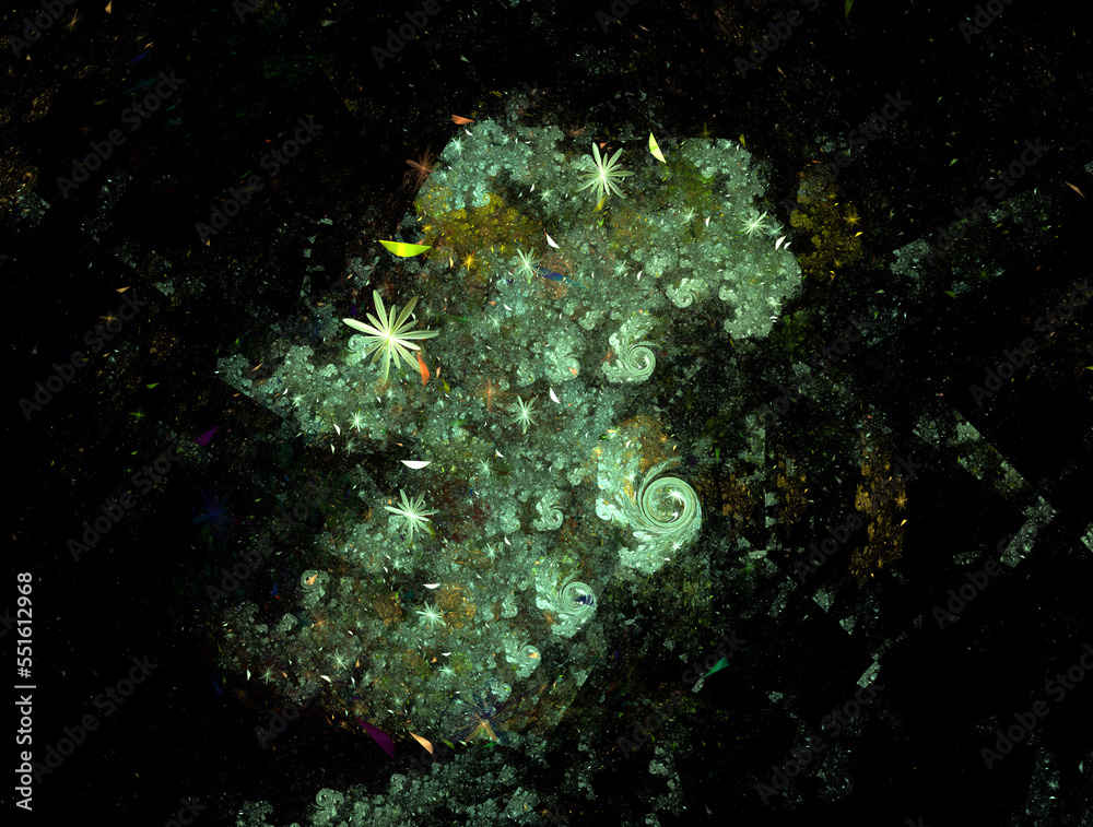 Fototapeta premium Imaginatory fractal abstract background Image