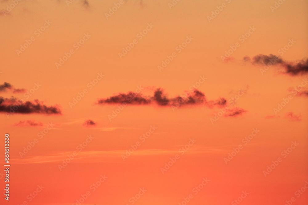 Obraz premium Sunset by the sea.