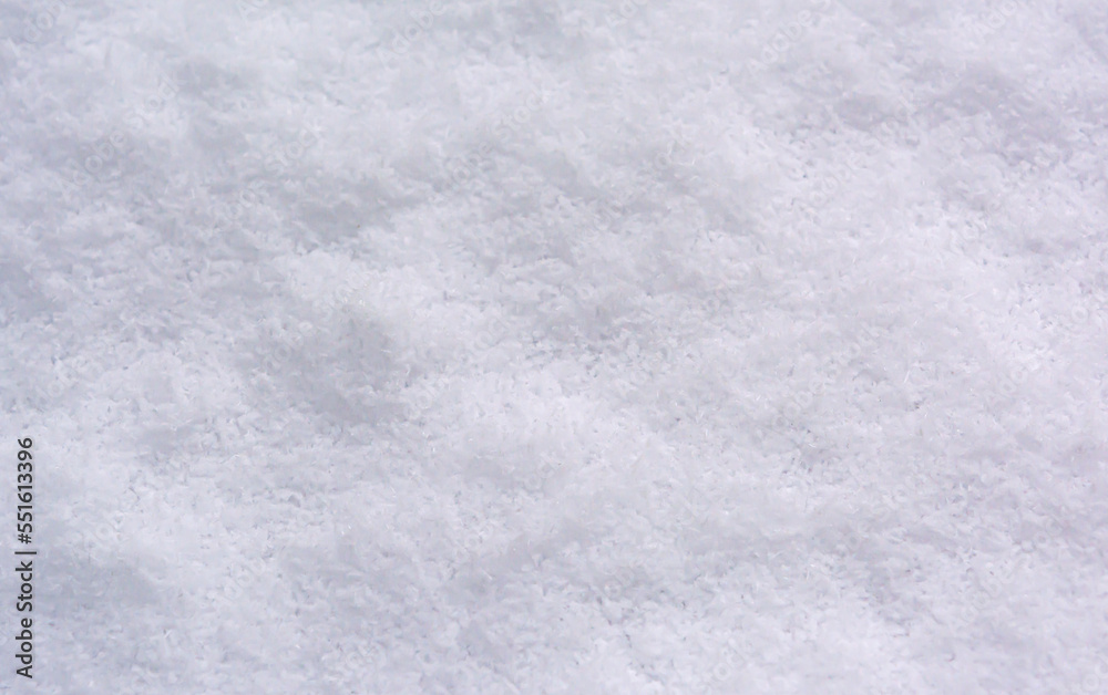 background texture of fresh white fluffy snow