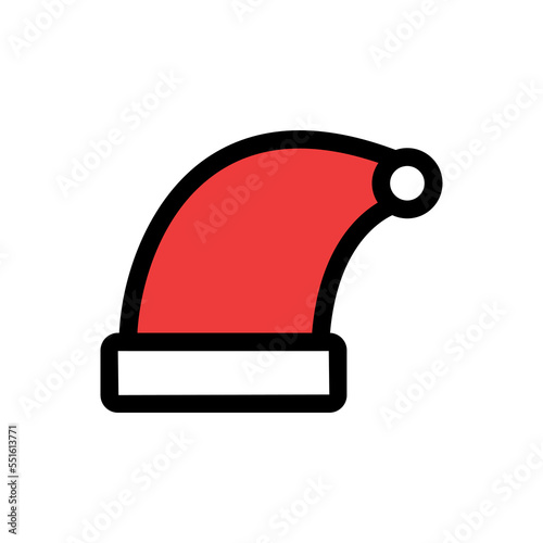 Santa hat / nissehue icon illustration, vector
