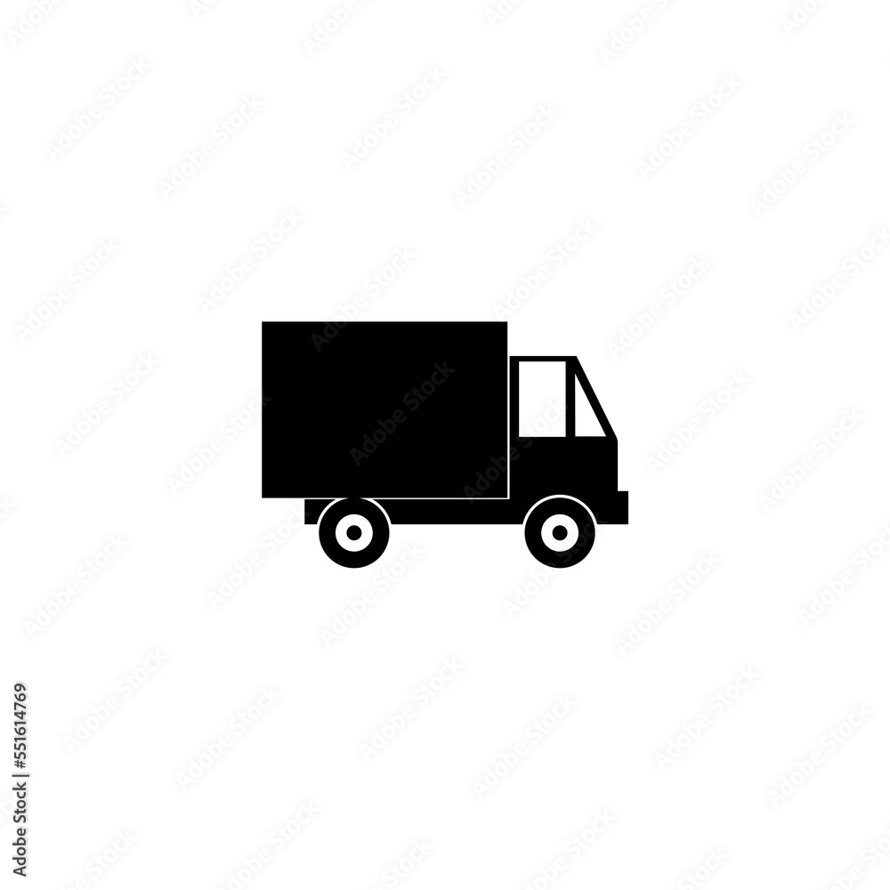 Truck icon isolated on a white background. Truck icon isolated on a white background.