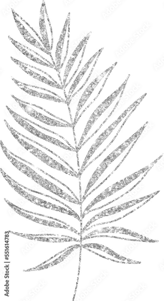 Naklejka premium Silver Leaf