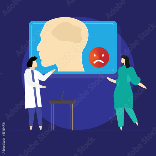 Person with Mental Health problems, Mentality Healthcare, Medical therapies prevention mental problem
