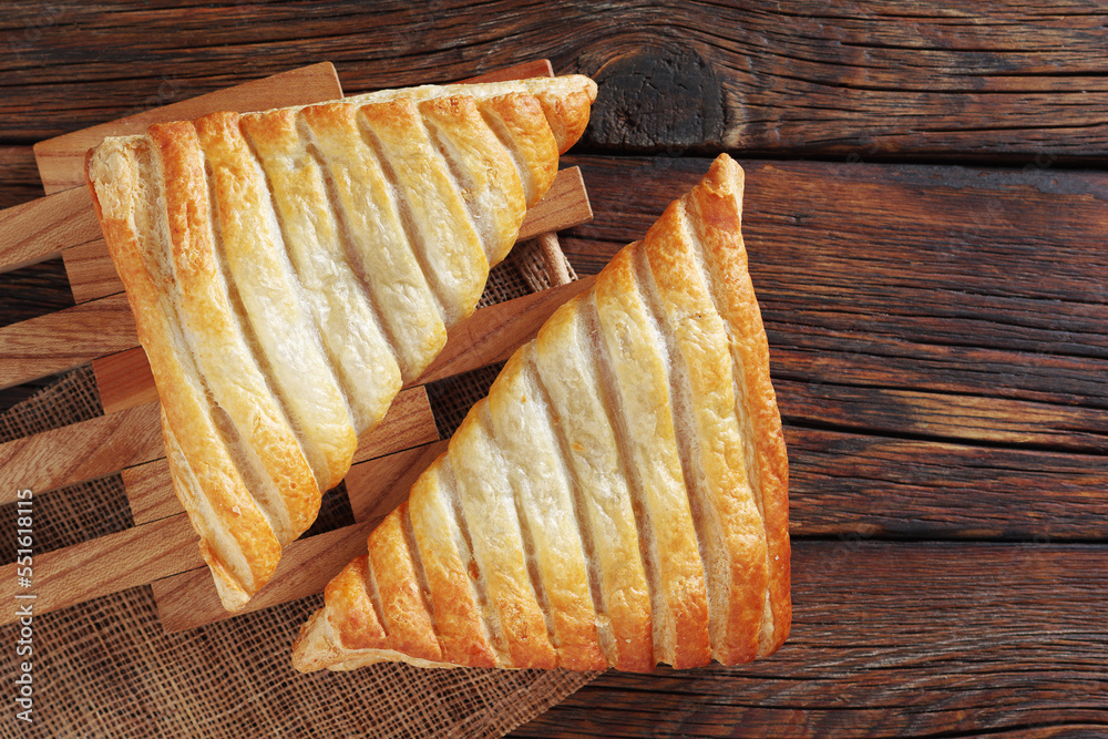 Apple triangles from puff pastry Apple triangles from puff pastry