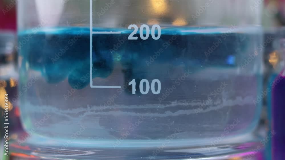 The process of dissolving malachite green organic dye in water, it's used in medicine and veterinary medicine. The process of dissolving malachite green organic dye in water, it's used in medicine and veterinary medicine.