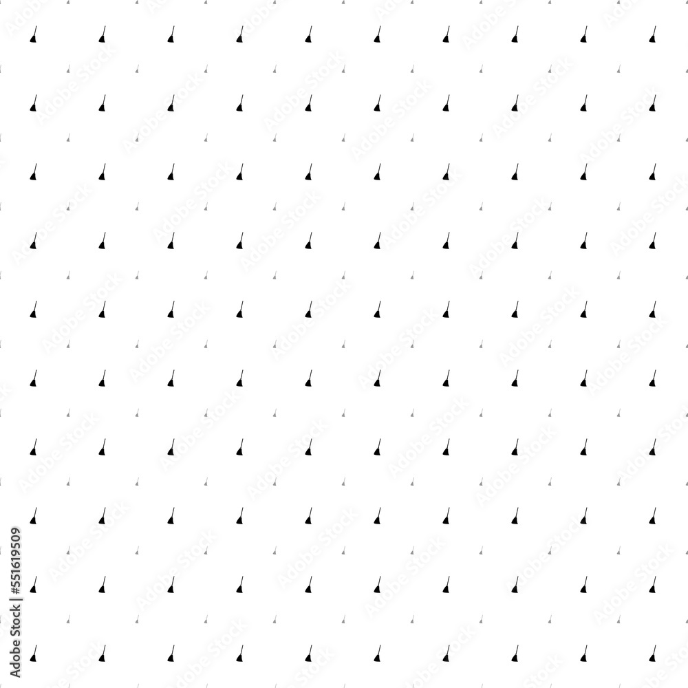 Square seamless background pattern from geometric shapes are different sizes and opacity. The pattern is evenly filled with small black broom symbols. Vector illustration on white background Square seamless background pattern from geometric shapes are different sizes and opacity. The pattern is evenly filled with small black broom symbols. Vector illustration on white background