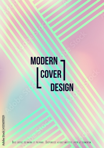 Luxury Minimal Geometric Vector Poster Design with Lines and Gradient Colorful Circles. Set of Abstract Backgrounds for Covers, Flyers, Templates, Booklets, Cards, Brochures, Branding, etc.