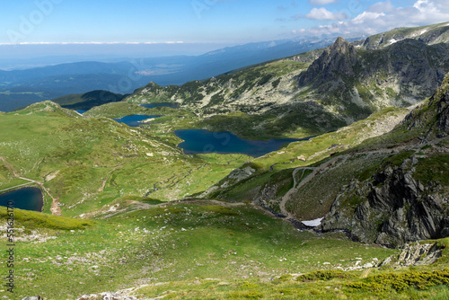 Landscape of Rila Mountain around The Seven Rila Lakes  Bulgaria