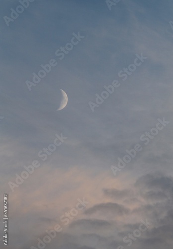 moon and clouds