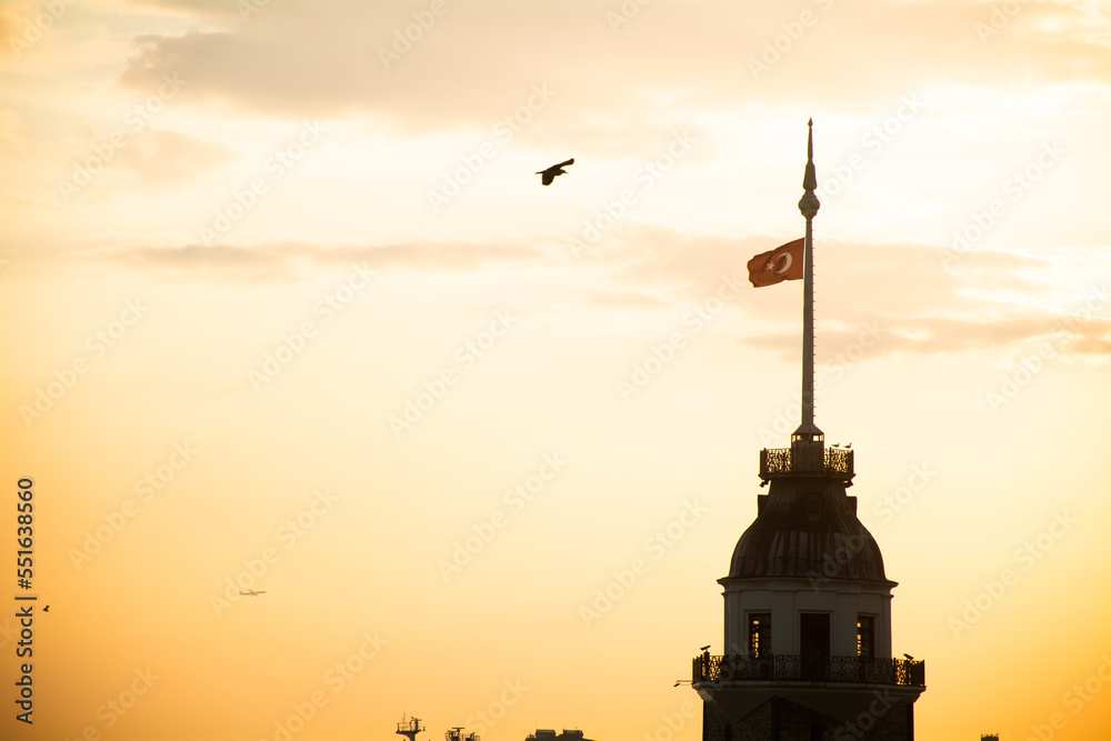 Obraz premium maiden tower, istanbul