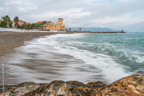 Fototapeta Naklejka Na Ścianę i Meble -  The beach of Loano