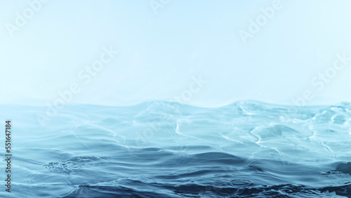 Blue water wave abstract background.