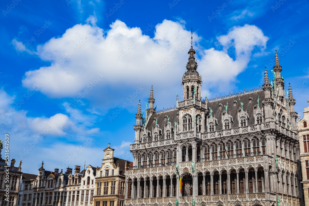 Maison du Roi or King's House in the Grand Place in Brussels Belgium. It is now the Museum of the City of Brussels.