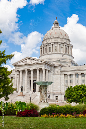 Missouri State Capitol building in Jefferson City Missouri