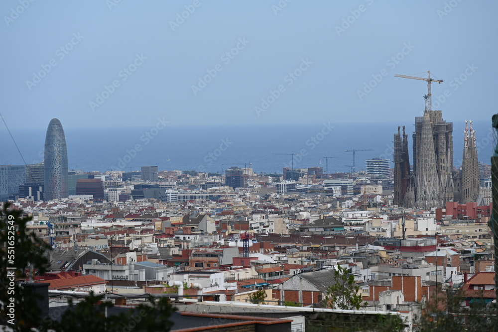 Panoramic view of Barcelona	