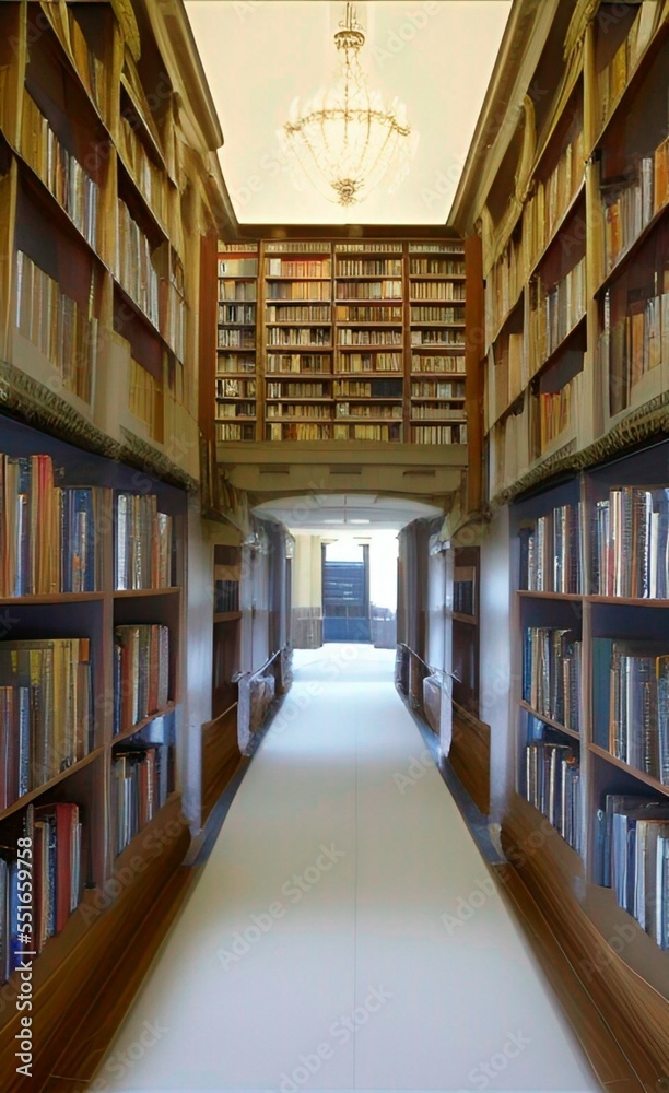Obraz premium Library