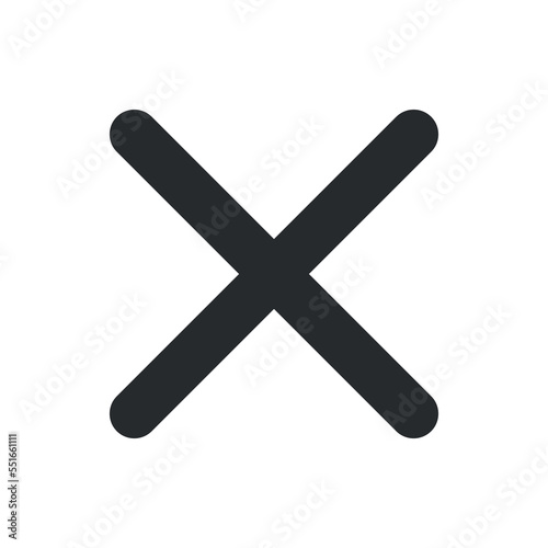 Close vector icon , close illustration