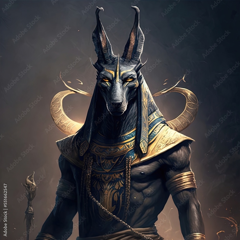 The ancient Egyptian god of death and the world of the dead, the ...