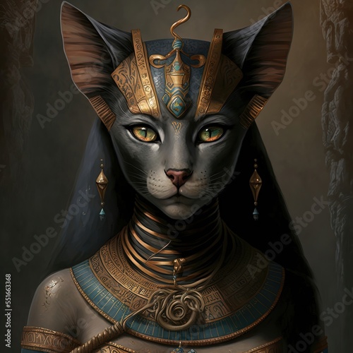 Ancient Egyptian goddess Ba...