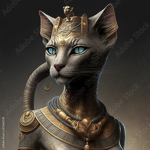Ancient Egyptian goddess Ba...