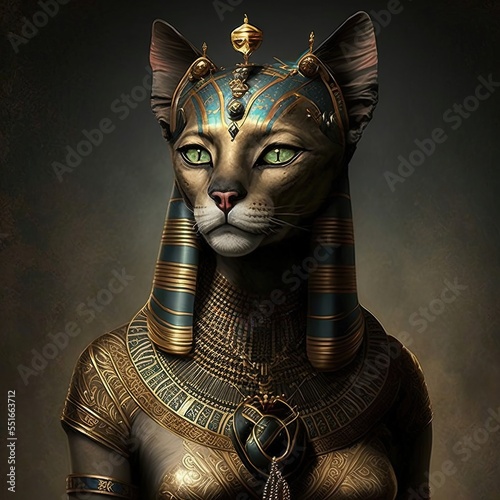 Ancient Egyptian goddess Ba...
