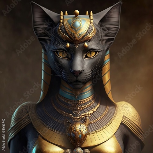 Ancient Egyptian goddess Ba...