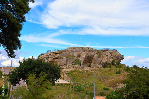 fortress of Ceres (rocca di cerere) Enna Sicily Italy photo