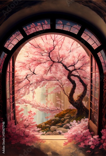 Generative AI render of a fantasy landscape