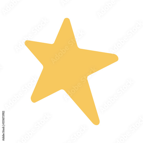 Starfish kid vector illustration isolated on transparent png