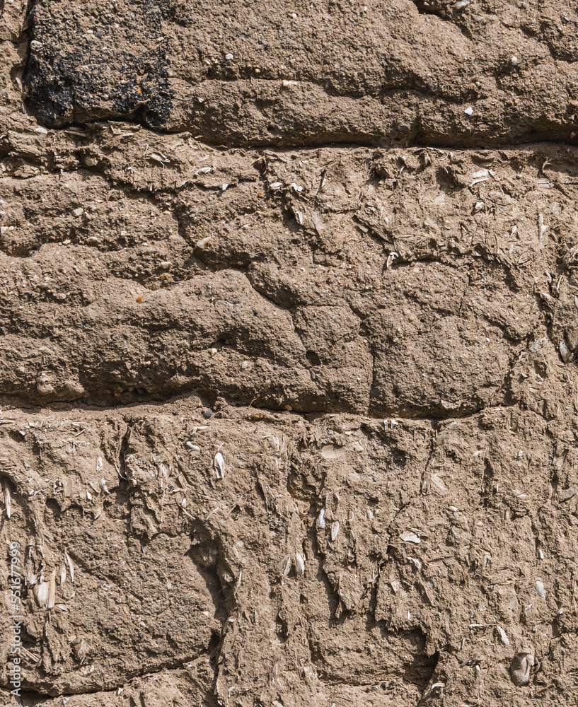Old weathered grungy clay wall texture Old weathered grungy clay wall texture