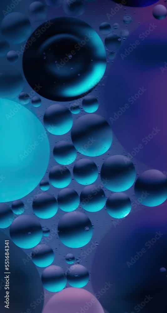 Oil-in-water droplets