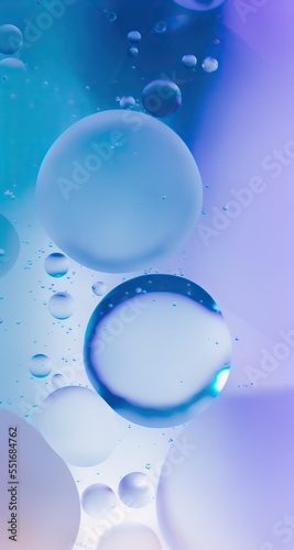 Oil-in-water droplets