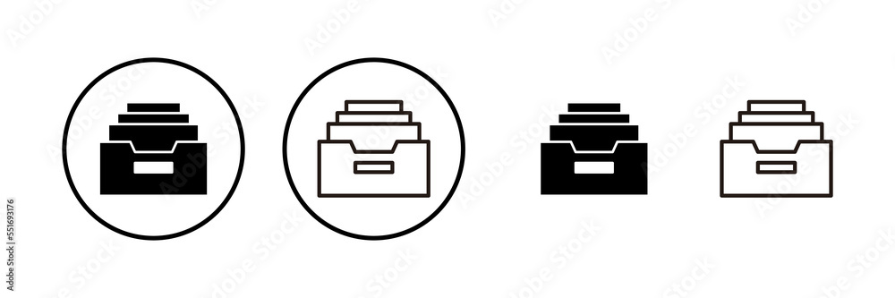 Archive folders icon vector illustration. Document vector icon. Archive storage icon. Archive folders icon vector illustration. Document vector icon. Archive storage icon.